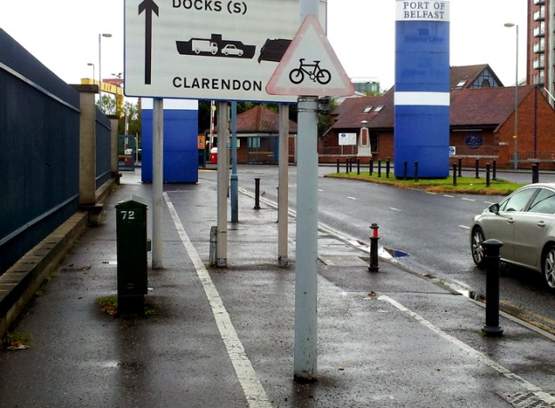 Spider's Web Cycle Lane