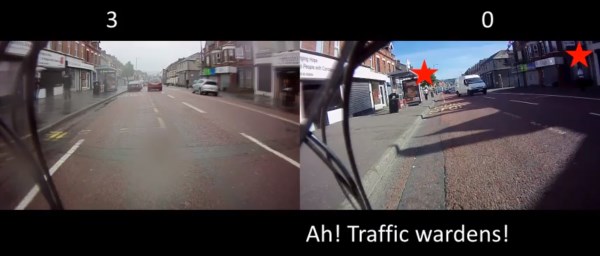 Traffic wardens clearing Cregagh Road - Reclaim Belfast's Cycle Lanes July 2012