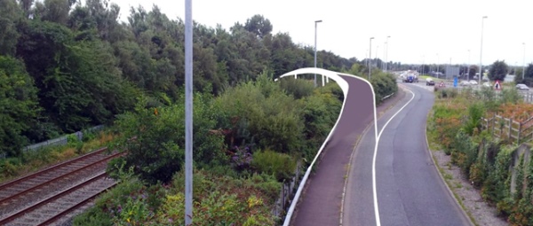 Amateur depiction of the Sydenham Rail Bridge