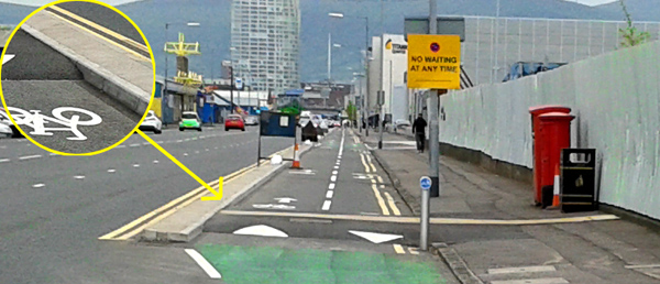 Sydenham Road ramp for post box and bin