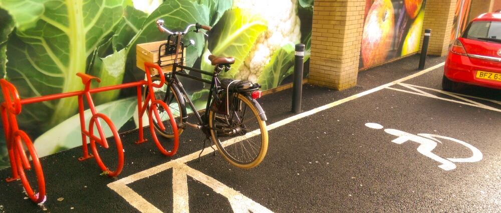 tesco bike lock in store