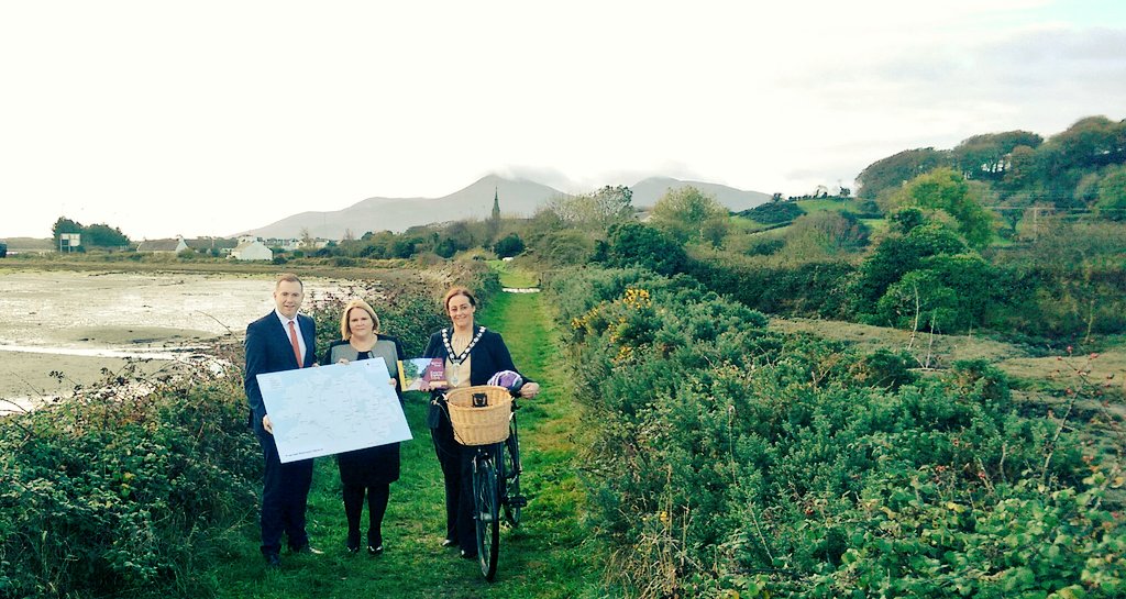 Minister Chris Hazzard launched the Greenway Strategy