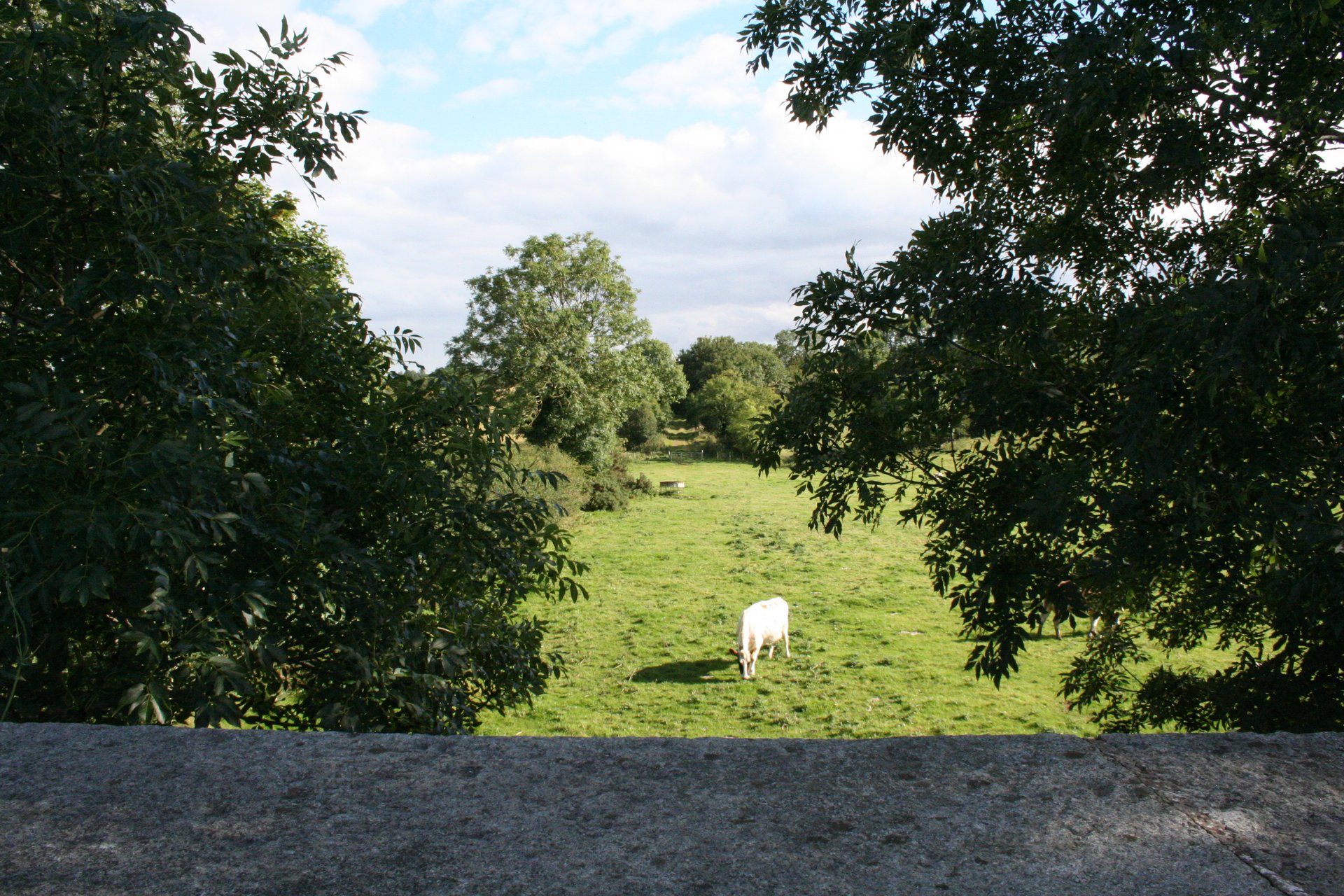 View from railway bridge at Church Hill Road