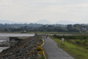 Tidal defence wall and pathway, Newtownards ©nigreenways Tidal defence wall and pathway, Newtownards