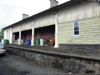 Former railway station, Randalstown ©Kenneth Allen Former railway station, Randalstown