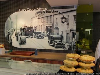 Mural, Gary Coote Meats ©Kenneth Allen Mural, Gary Coote Meats