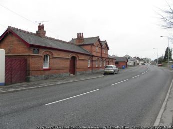 Fivemiletown former Railway Station ©Kenneth Allen Fivemiletown former Railway Station