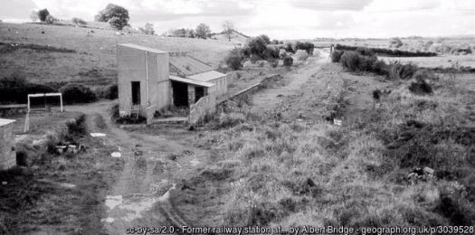 Former railway station at Carrickmore ©Albert Bridge Former railway station at Carrickmore