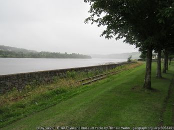 River Foyle and museum tracks ©Richard Webb River Foyle and museum tracks