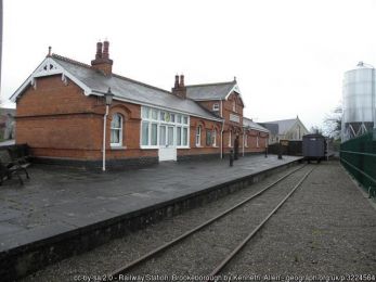 Railway Station, Brookeborough ©Kenneth Allen Railway Station, Brookeborough