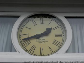 Clock, Brookeborough Railway Station ©Kenneth Allen Clock, Brookeborough Railway Station