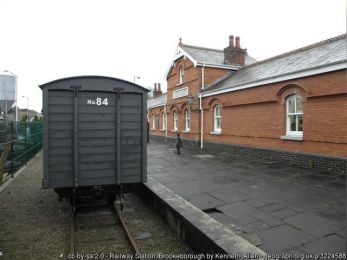 Railway Station, Brookeborough ©Kenneth Allen Railway Station, Brookeborough