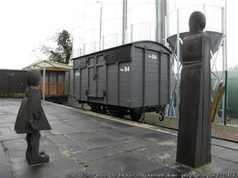 "Waiting for the train", Brookeborough ©Kenneth Allen "Waiting for the train", Brookeborough