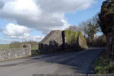 Railway Bridge remains ©Wilson Adams Railway Bridge remains