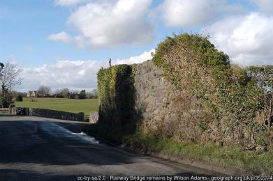 Railway Bridge remains ©Wilson Adams Railway Bridge remains