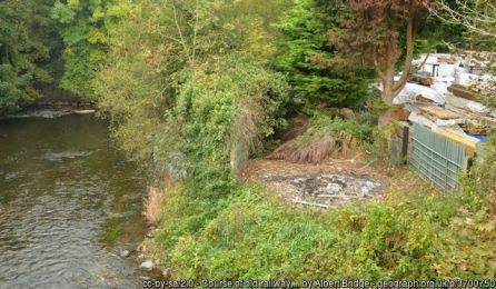 Course of old railway, Laurencetown ©Albert Bridge Course of old railway, Laurencetown