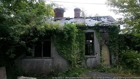 Ballycastle Railway Station Front ©James Emmans Ballycastle Railway Station Front