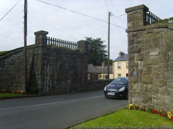 Former railway bridge over the L3061 at Grange ©Eric Jones Former railway bridge over the L3061 at Grange