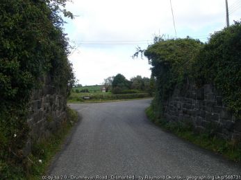 Drumnevan Road - Dismantled Bridge ©Raymond Okonski Drumnevan Road - Dismantled Bridge