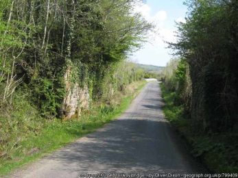 Old railway bridge abutments at Gortgarrigan ©Oliver Dixon Old railway bridge abutments at Gortgarrigan
