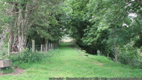 Dismantled railway ©Willie Duffin Dismantled railway