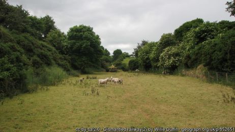 Dismantled railway ©Willie Duffin Dismantled railway