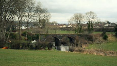 Former railway bridge near Curragh Road ©nigreenways Former railway bridge near Curragh Road