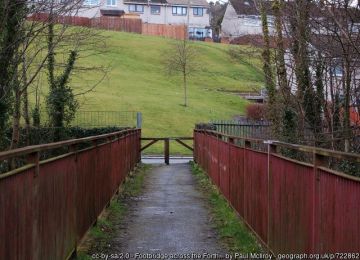 Footbridge across the Forth River ©Paul McIlroy Footbridge across the Forth River