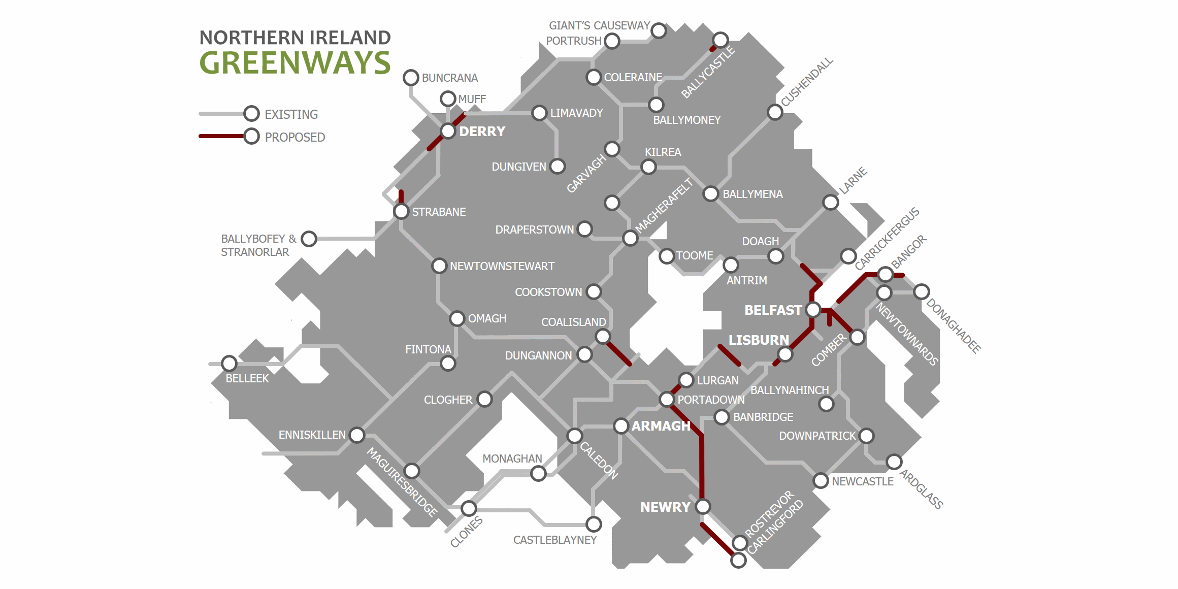 Browse existing / partially complete greenways - Northern Ireland Greenways