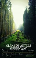 Glens of Antrim Greenway poster Glens of Antrim Greenway poster