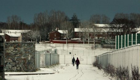 Snowy Connswater Greenway ©nigreenways Snowy Connswater Greenway