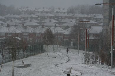 Snowy Connswater Greenway ©nigreenways