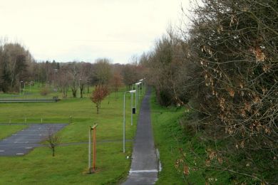 Old railway through Limavady, now Backburn Path