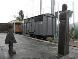 "Waiting for the train", Brookeborough ©Kenneth Allen "Waiting for the train", Brookeborough
