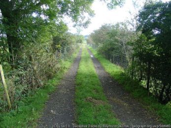 Deceptive Tracks, Ballynure ©Raymond Okonski Deceptive Tracks, Ballynure