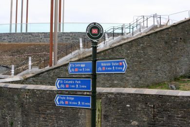 National Cycle Network signs ©nigreenways National Cycle Network signs