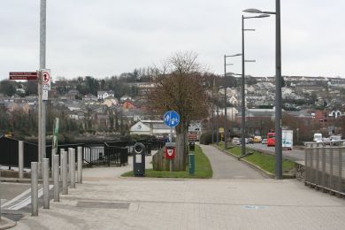 Queens Quay cycleway ©nigreenways Queens Quay cycleway