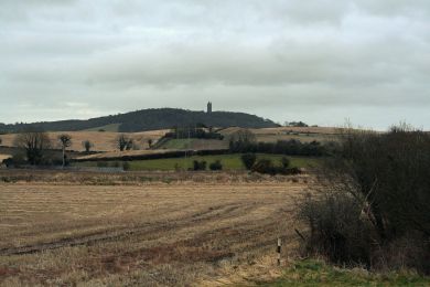 View to Scrabo from the Comber Greenway approaching Comber ©nigreenways View to Scrabo from the Comber Greenway approaching Comber