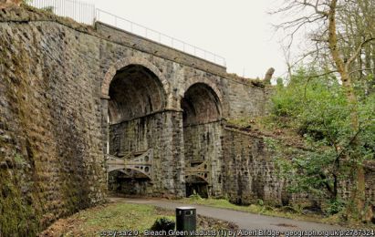 Bleach Green viaducts ©Albert Bridge Bleach Green viaducts