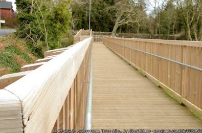 Access ramp, Three Mile Water, Newtownabbey Greenway ©Albert Bridge Access ramp, Three Mile Water, Newtownabbey Greenway