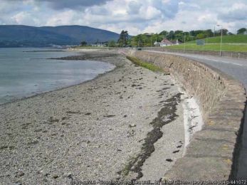 Coast road and sea wall between Rostrevor and Warrenpoint ©Oliver Dixon Coast road and sea wall between Rostrevor and Warrenpoint